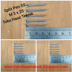 SPLIT PEN SS M3X25