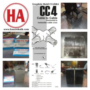 Graphite Mold CC-4 / KK-4-120120 "HAweld Graphite Mold for Exothermic Welding"