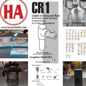 Graphite Mold CR1-C-12710/ KR1-12710 "HAweld Graphite Mold for Exothermic Welding"