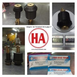 Mas Adapter untuk air terminal splitsen 3/8 ke pipa 2 inchi, support air terminal splitsen,Mas But Adapter,Adapter for Conventional Cable,Adapter to 3/8 thread,Adapter 3/8 (As diameter 10mm)
